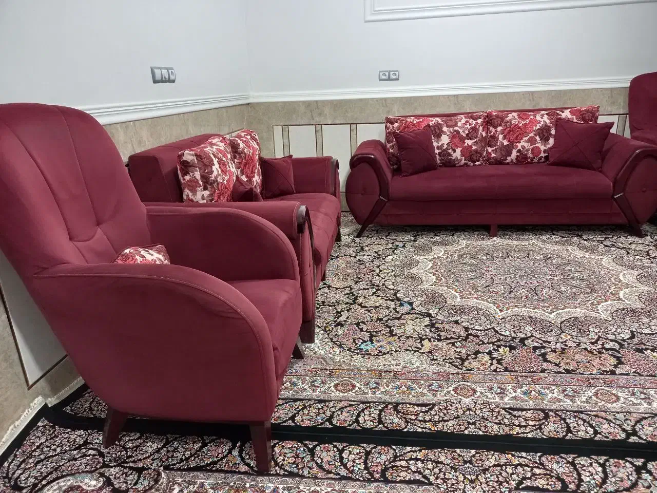 مبل ۷ نفر نو و بدون استفاده|مبلمان خانگی و میز عسلی|زابل, |دیوار