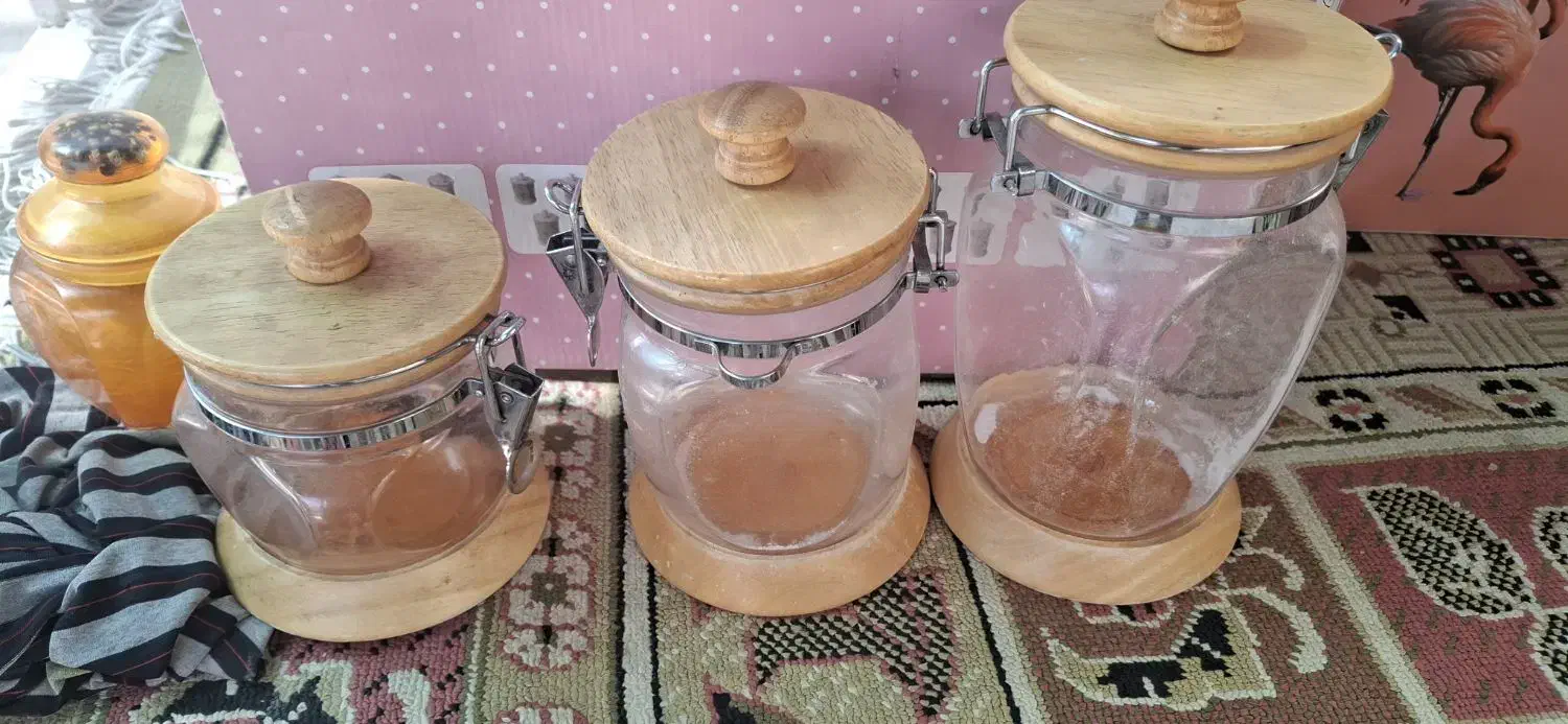 ست قند شکر چای|ظروف نگهدارنده، پلاستیکی، یک‌بارمصرف|کاشان, شهرک ۲۲ بهمن|دیوار