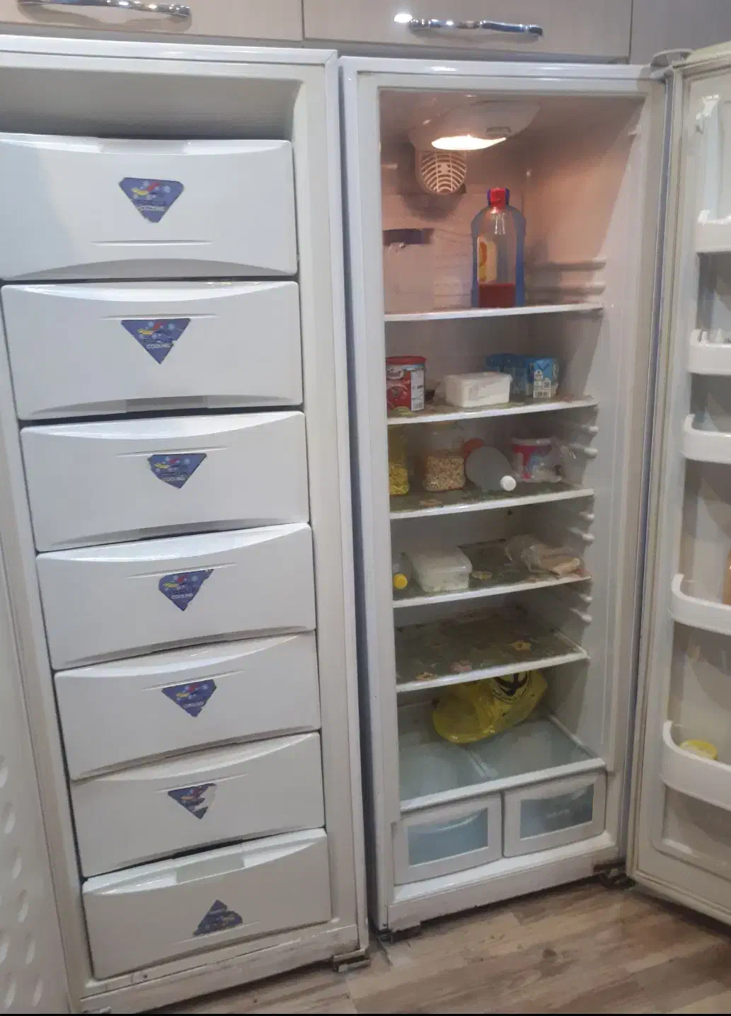 یخچال و فریزر دوقلو الکترواستیل بدون برفک|یخچال و فریزر|اهواز, کوی باهنر|دیوار