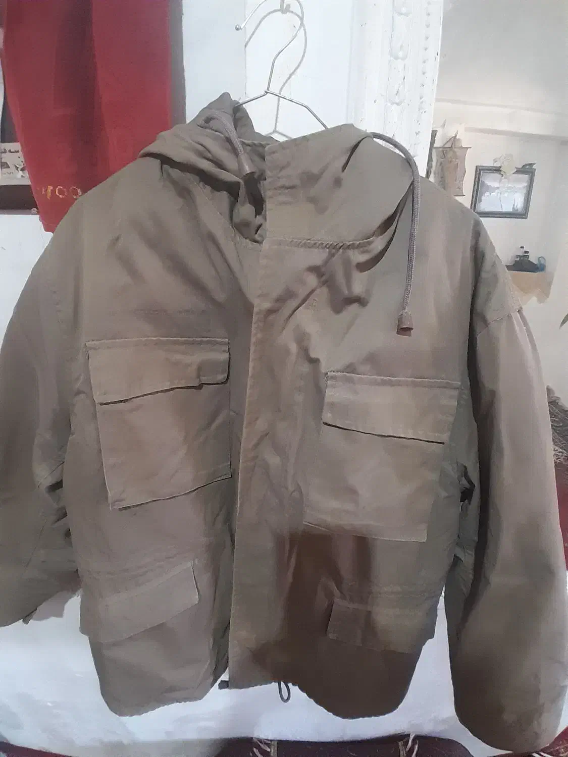 کاپشن سپاهی اصل تمیز تمیز ...|لباس|شیبکوه (فارس), |دیوار