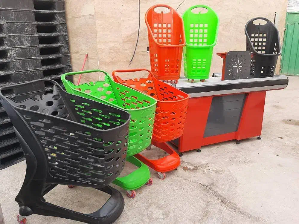 سبد و چرخ خرید پلاستیکی و فلزی|عمدهفروشی|کرج, حصارک بالا|دیوار