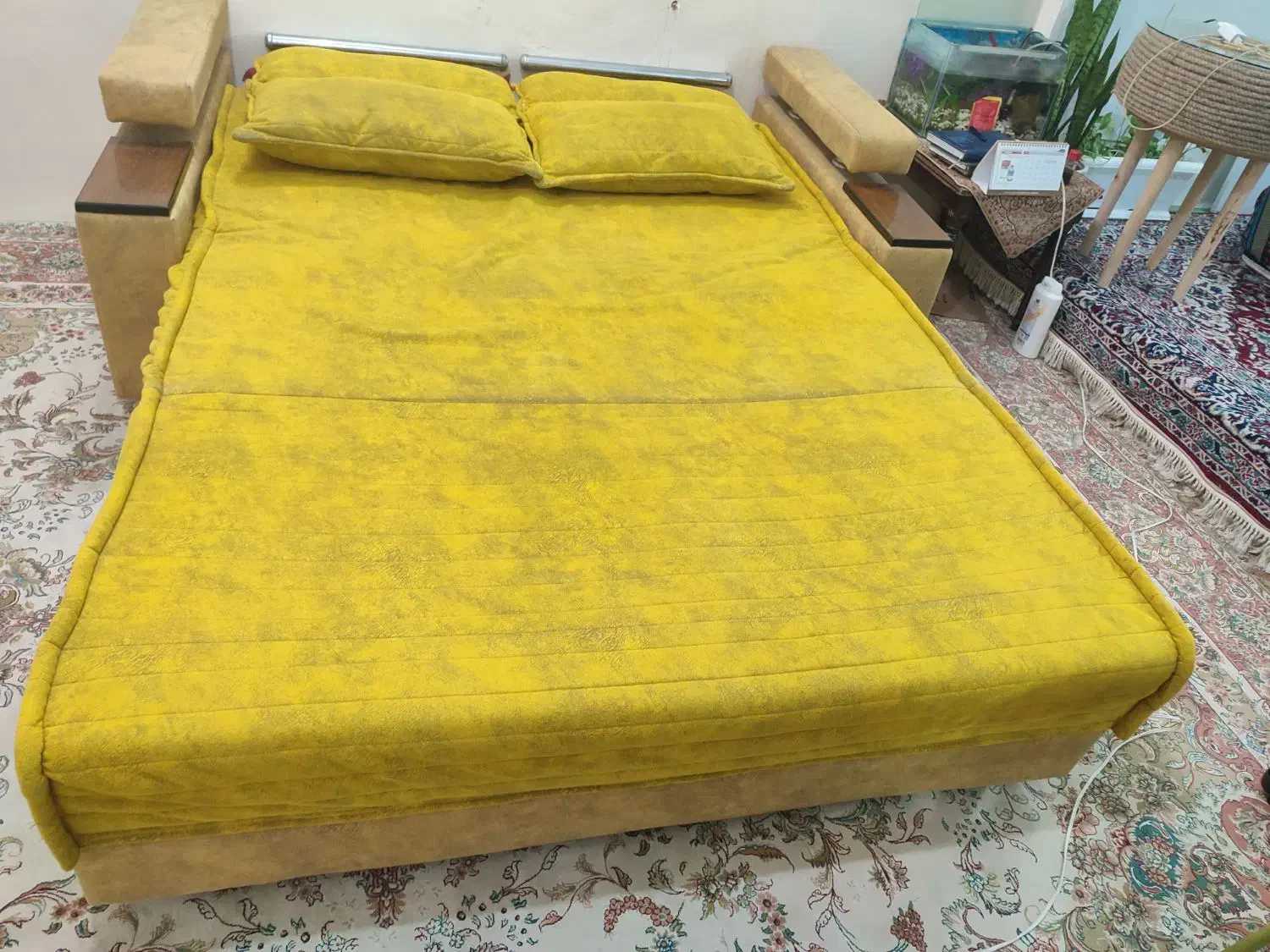 مبل تختخواب شو درجه یک روماک|مبلمان خانگی و میز عسلی|گرگان, |دیوار