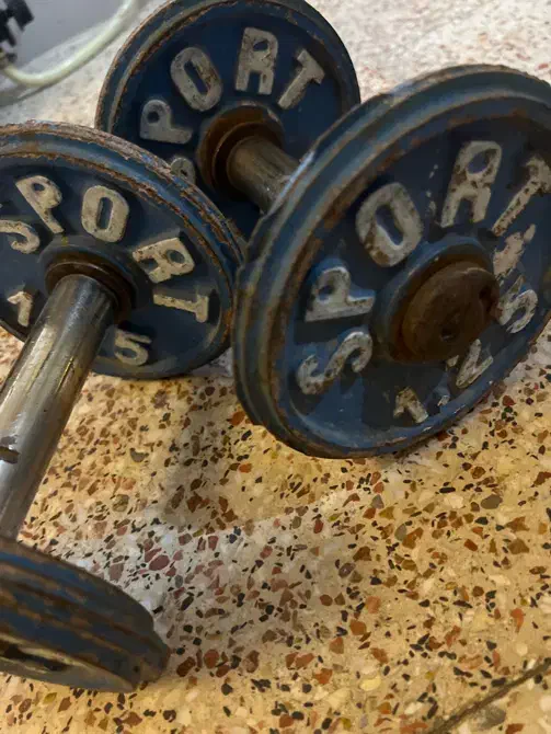 دمبل قدیمی|تجهیزات ورزشی|کرج, حصارک پایین|دیوار