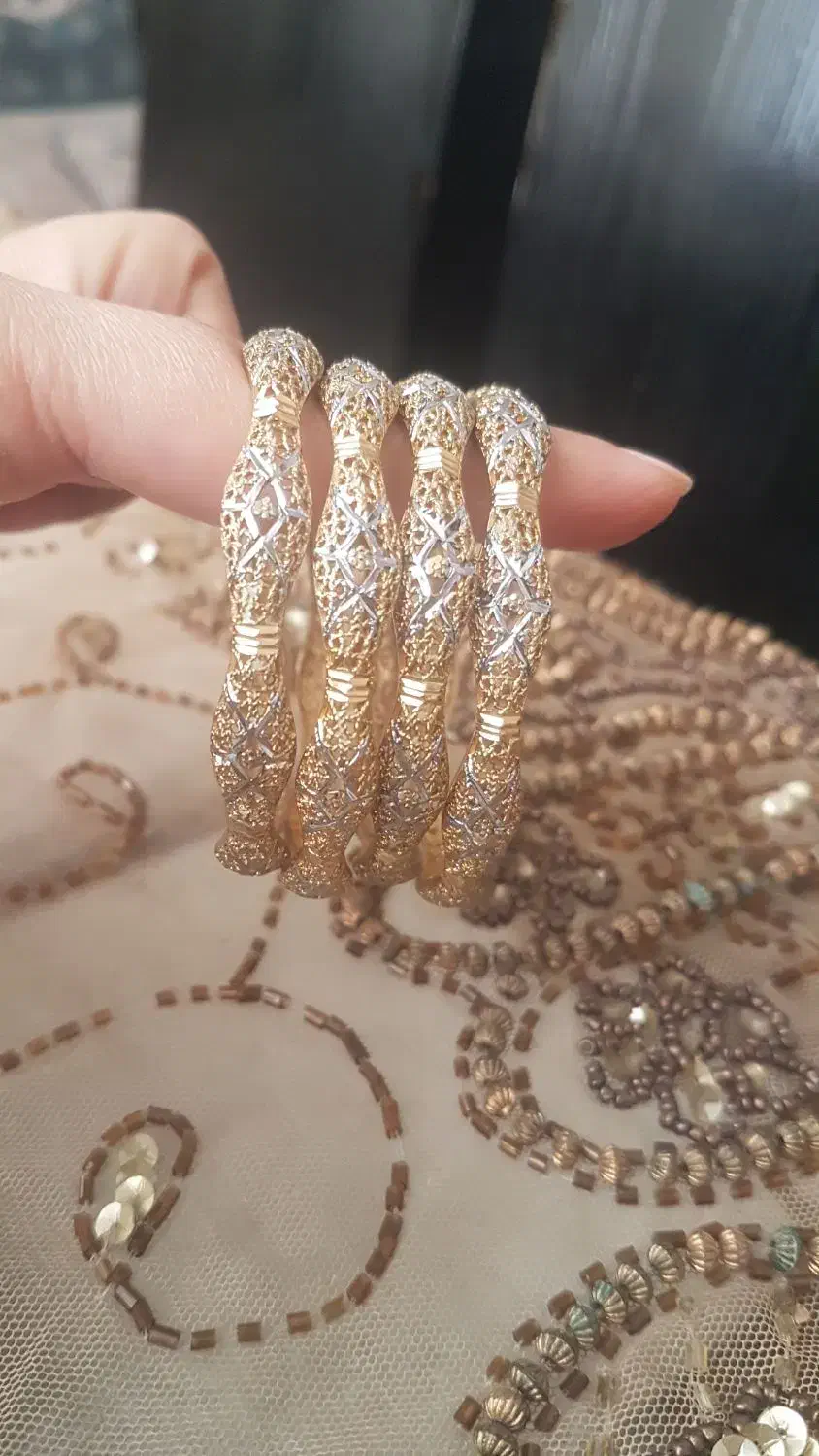 ۴عددالنگوی طلاروس رنگ ثابت بدون تغییرشماره۲هستن|بدلیجات|خوی, |دیوار