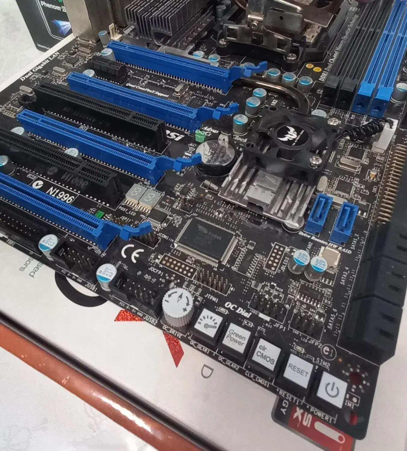 باندل مادربرد CPU فنوم و کولر بوفالو|قطعات و لوازم جانبی رایانه|فردیس, شهرک شهید حسینی|دیوار