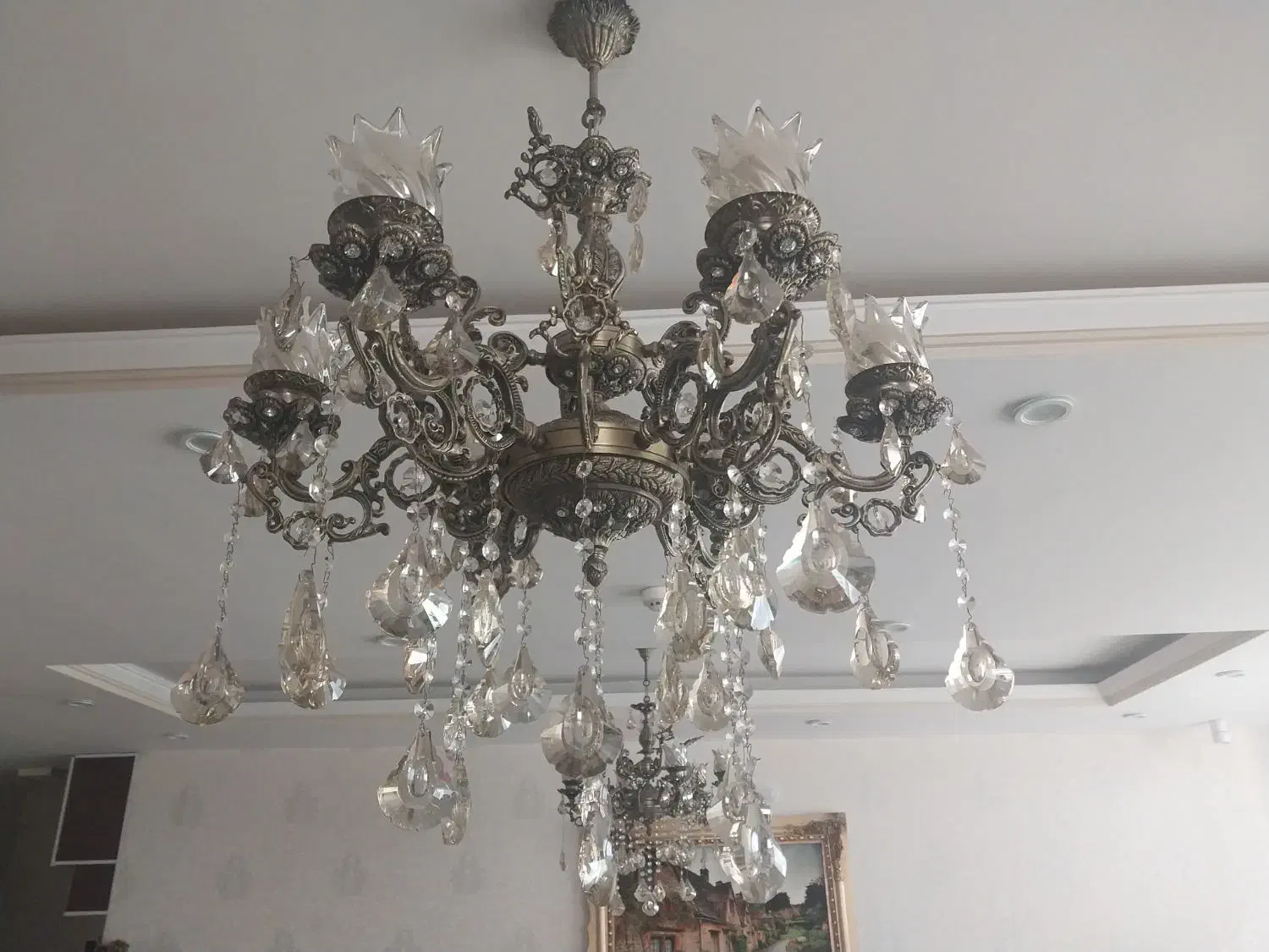 لوستر|لوستر و چراغ آویز|اراک, |دیوار