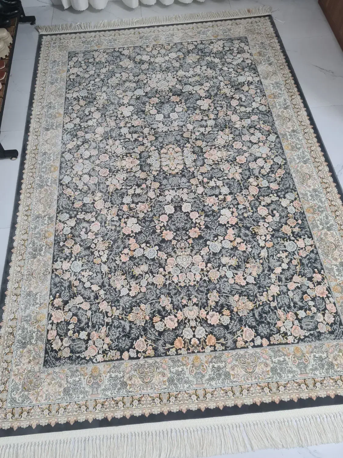 فرش ۱۲۰۰ شانه کاشان|فرش|گنبد کاووس, |دیوار