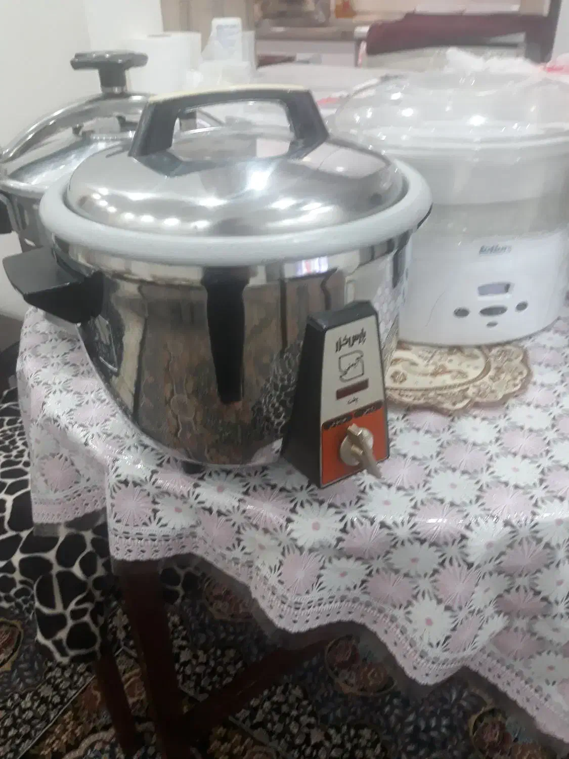 پلو پز پارس خزر ۶ نفره در حد نو|اجاق گاز و لوازم برقی پخت‌وپز|پردیس, فاز ۱۱|دیوار