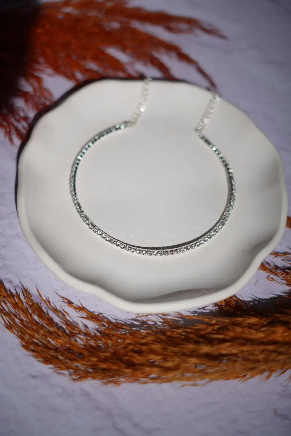 گردنبند طوق تمام نگین|بدلیجات|خرمآباد, |دیوار