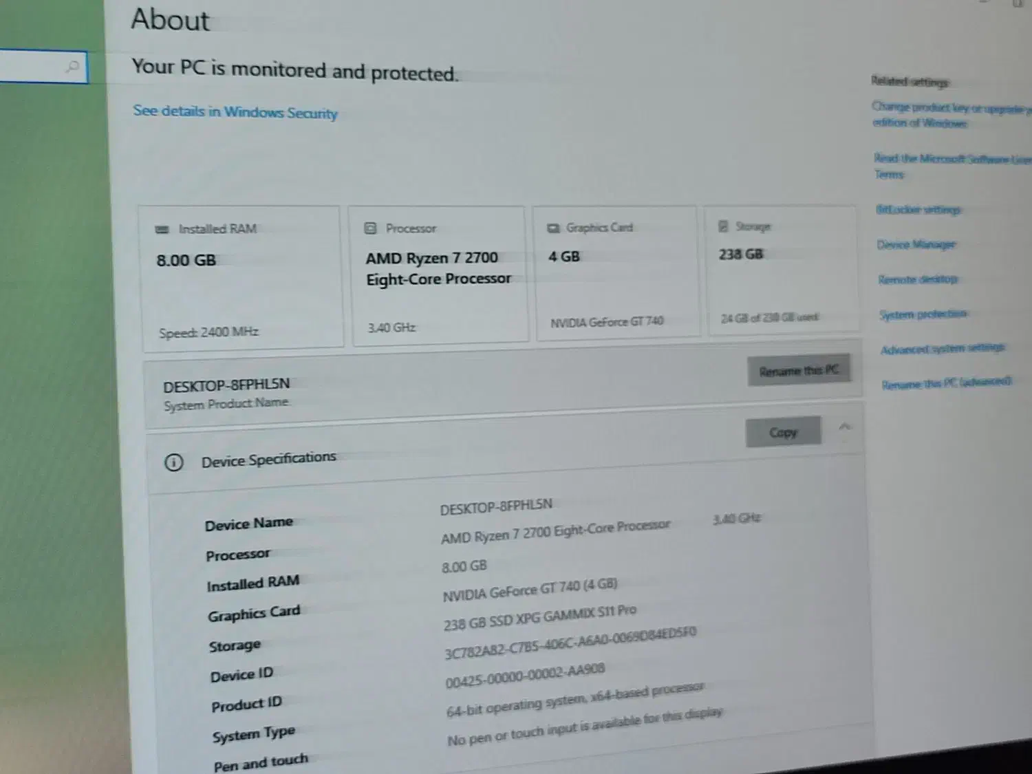 کیس  Ryzen 7|رایانه رومیزی|شیراز, شاهچراغ|دیوار
