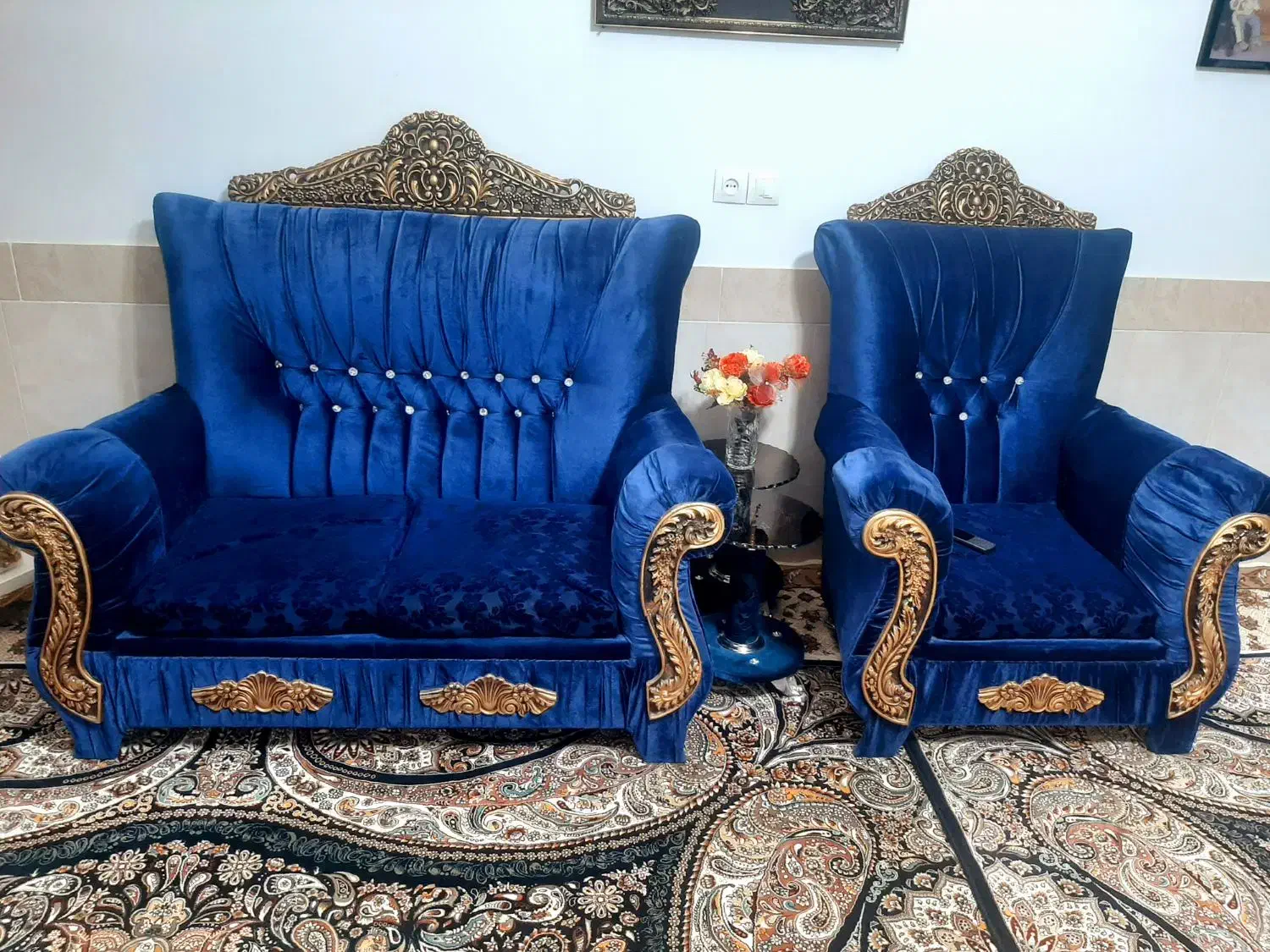 مبلمان بامیزعسلی|مبلمان خانگی و میز عسلی|تربت‌حیدریه, بهشت عسکری|دیوار