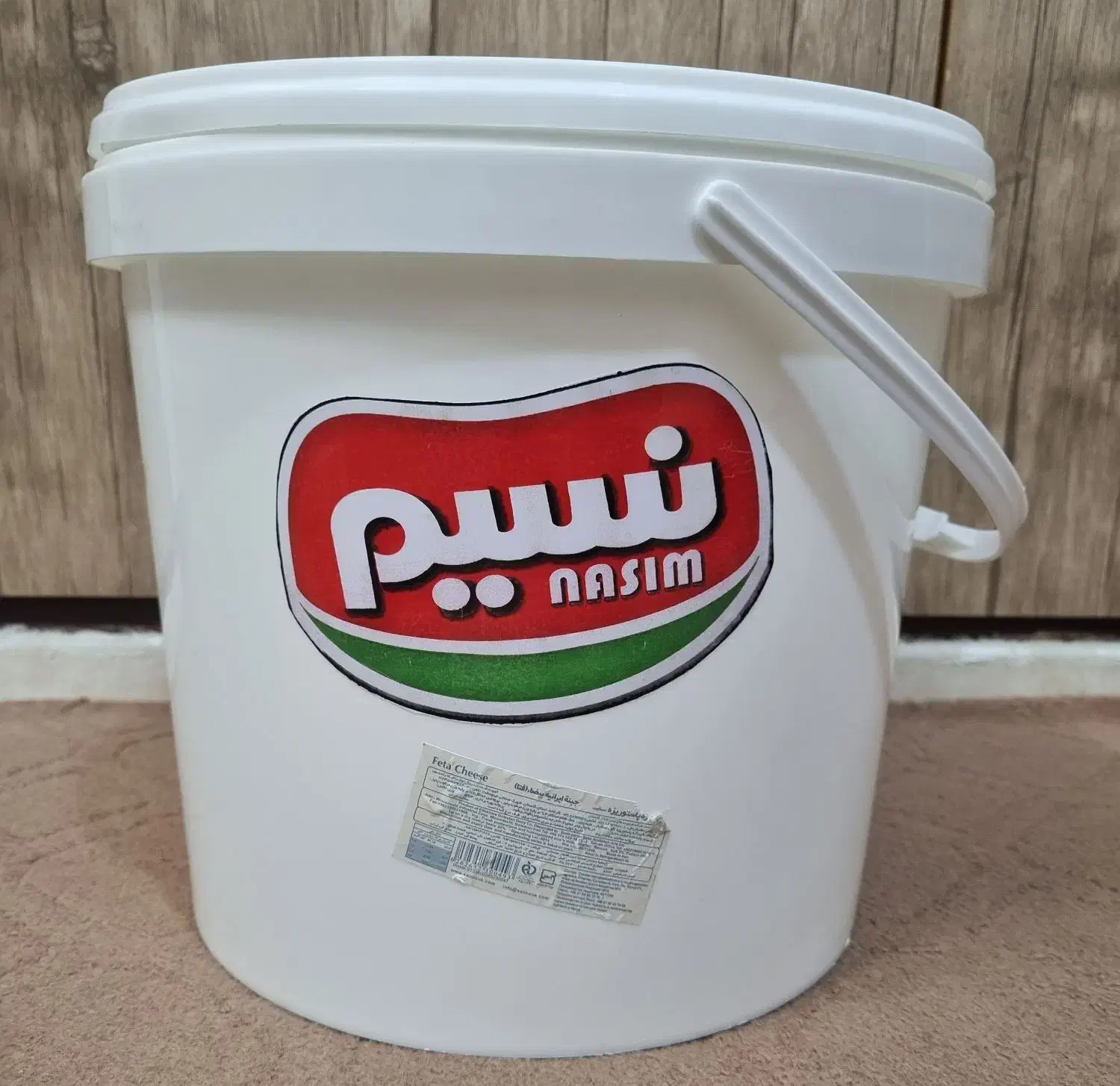 سطل پنیری درب دار|ظروف نگهدارنده، پلاستیکی، یک‌بارمصرف|قم, دروازه ری|دیوار
