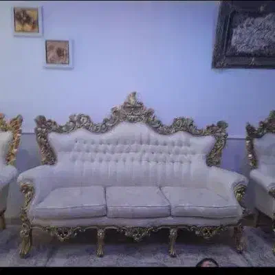 مبل سلطنتی|مبلمان خانگی و میز عسلی|قم, شهرک مهدیه (مدرس)|دیوار