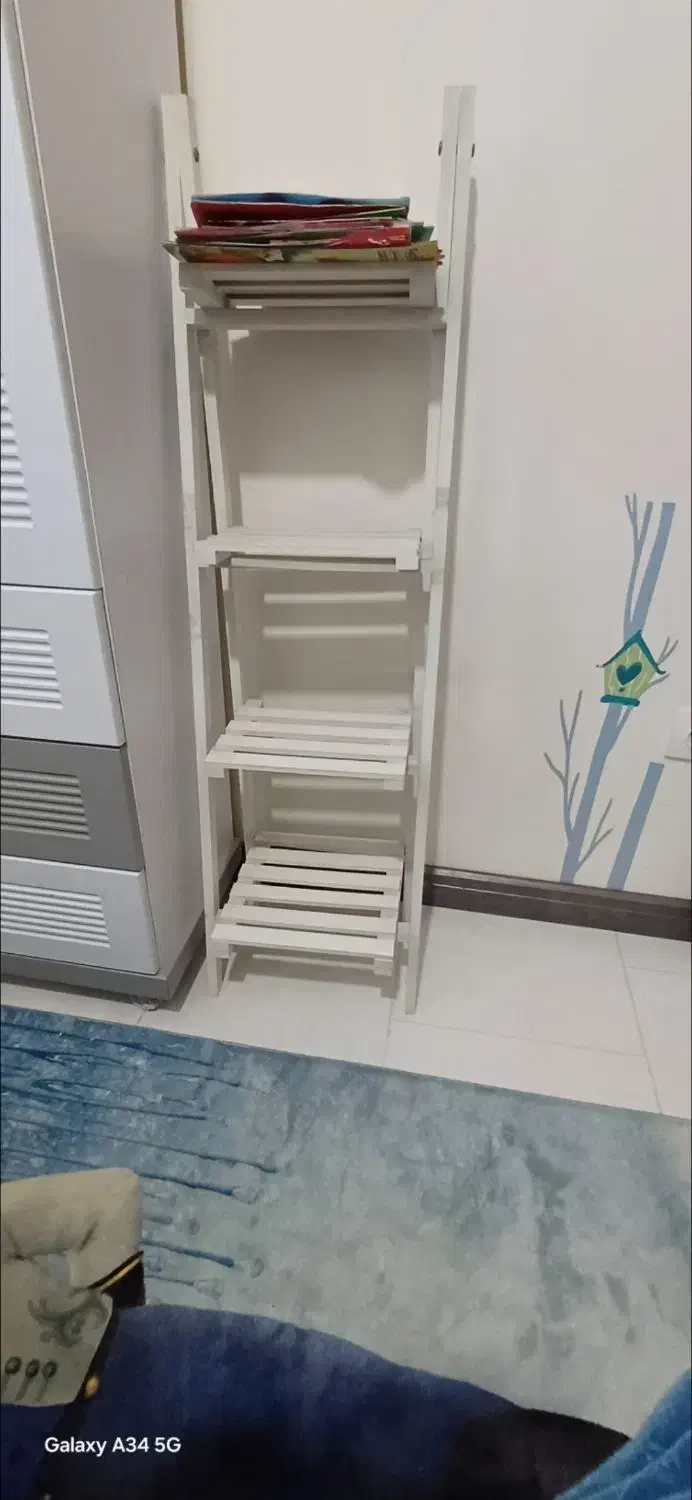 شلف گلدان|کتابخانه، شلف، قفسه‌های دیواری|شهریار, شهرک وائین|دیوار