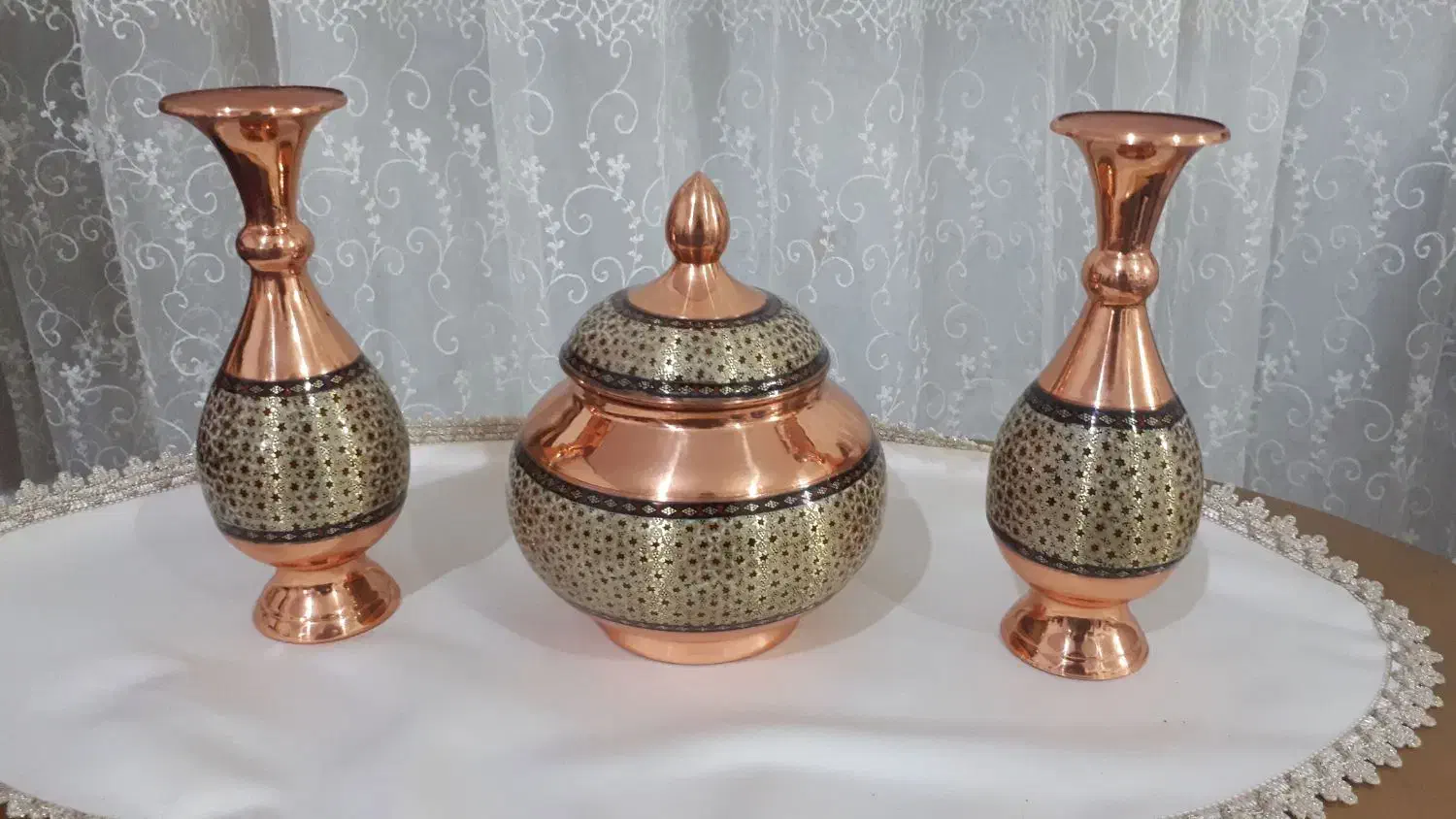 ظروف خاتم کاری|صنایع دستی و سایر لوازم تزئینی|مشهد, خواجه ربیع|دیوار