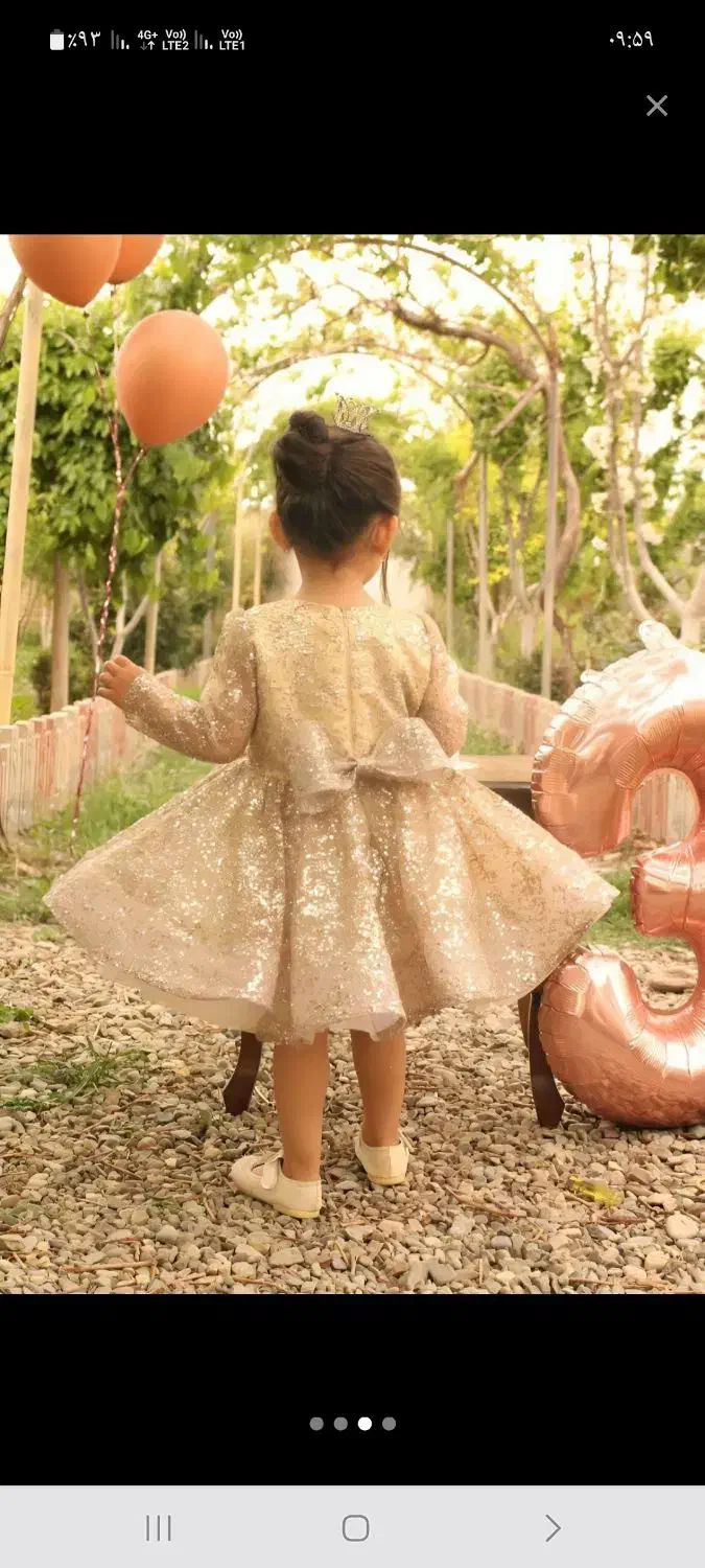 پیراهن مجلسی بچگانه|کفش و لباس بچه|ایوان, |دیوار