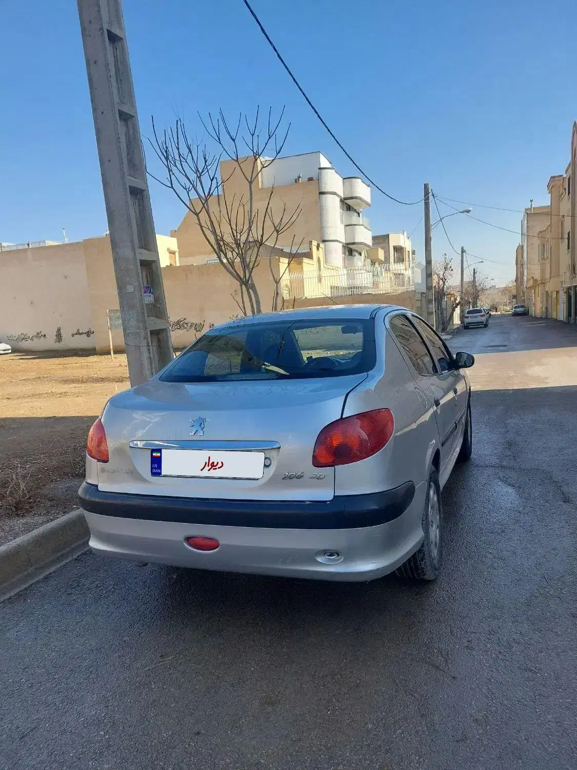 206 sdمدل ۸۸|خودرو سواری و وانت|شاهین‌شهر, شهرک صنعتی|دیوار