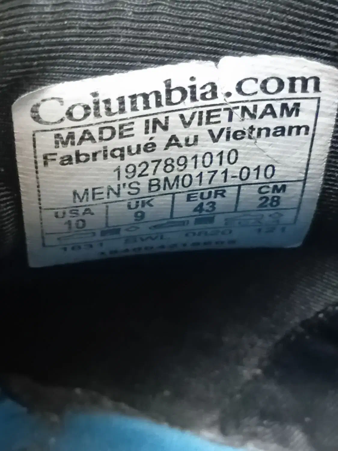 کفش مردونه کلمبیا ساخت ویتنام|کیف، کفش، کمربند|تهران, یوسفآباد|دیوار