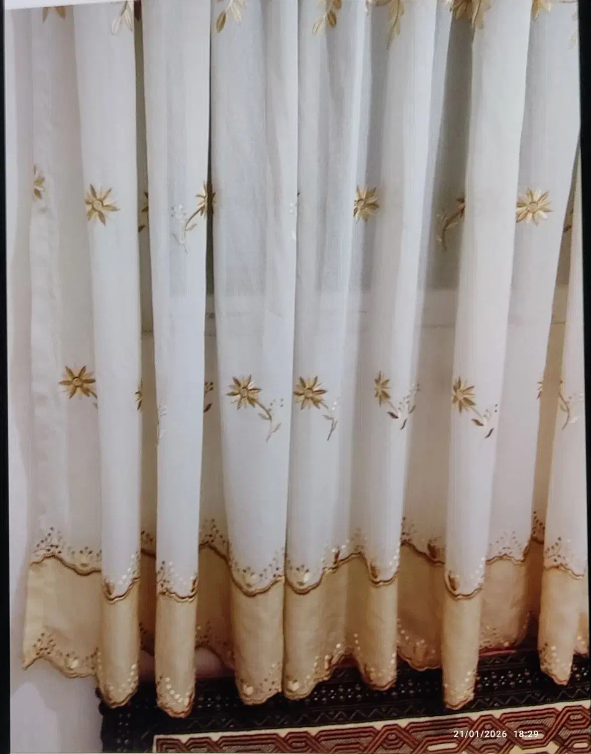 پرده حریر|پرده، رانر، رومیزی|رشت, پیرکلاچای|دیوار