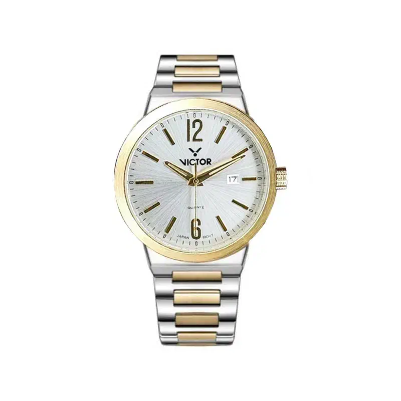 ساعت مچی مردانه ویکتور طلایی نقره ای مدل 5715|ساعت|یزد, |دیوار