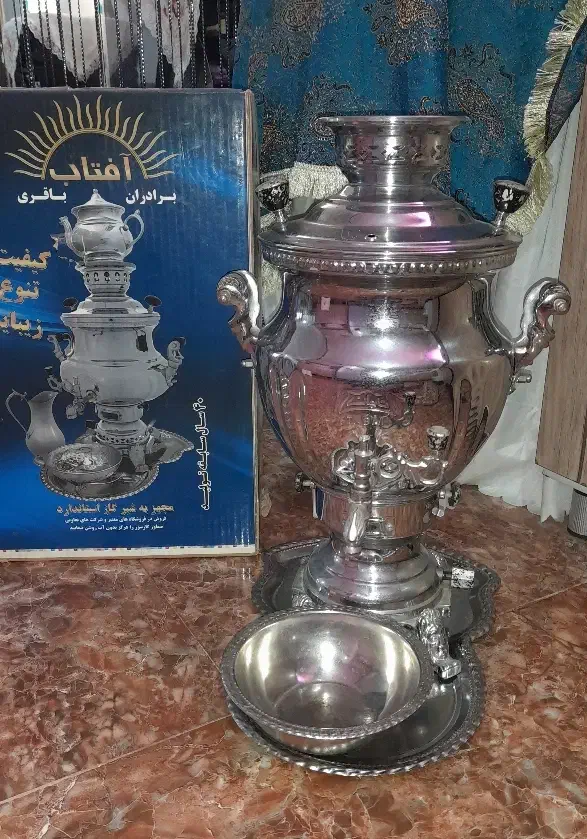 سماور گازی نو|سماور، چای‌ساز، قهوه‌ساز|تهران, بوستان چیتگر|دیوار