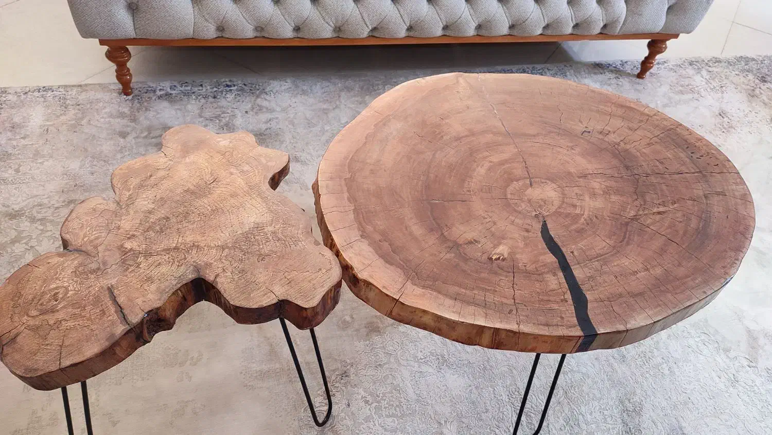 میز وسط و عسلی|مبلمان خانگی و میز عسلی|ری, جوانمرد قصاب|دیوار