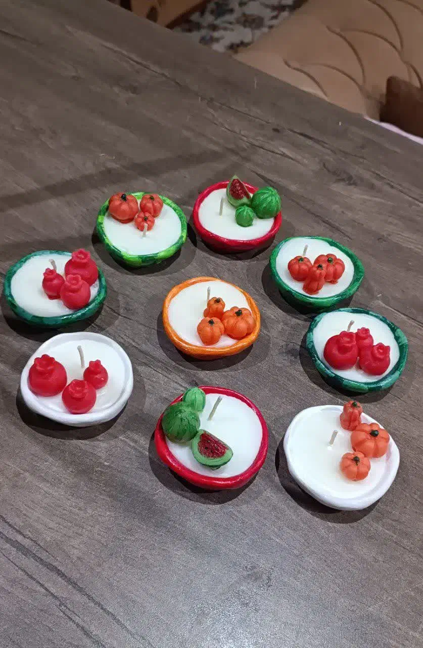 شمع یلدایی|صنایع دستی و سایر لوازم تزئینی|پاکدشت, شهرک امام رضا|دیوار