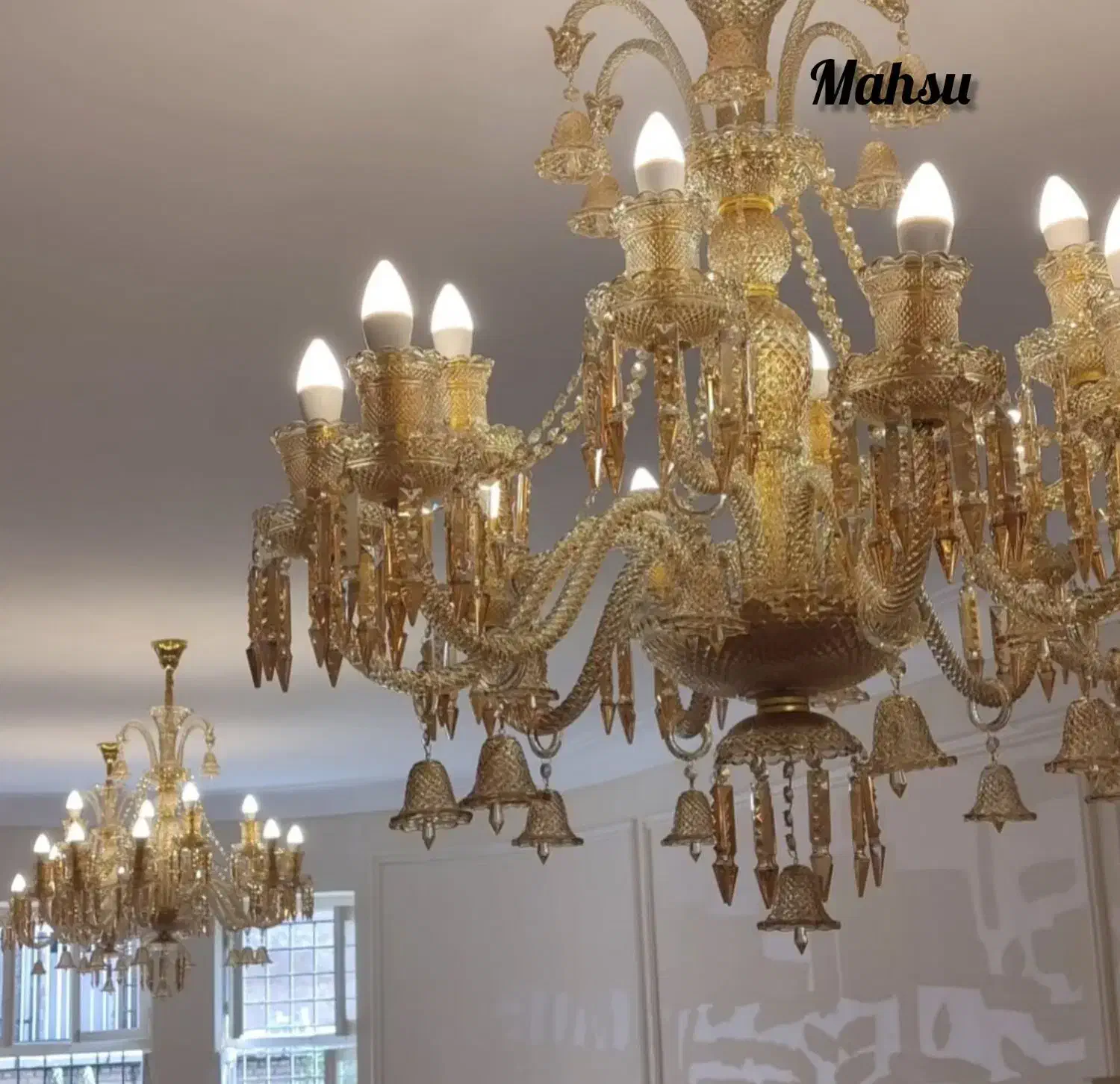 عرضه لوستر با ک ا ر ا ت (منزل و تالار)|لوستر و چراغ آویز|قزوین, |دیوار