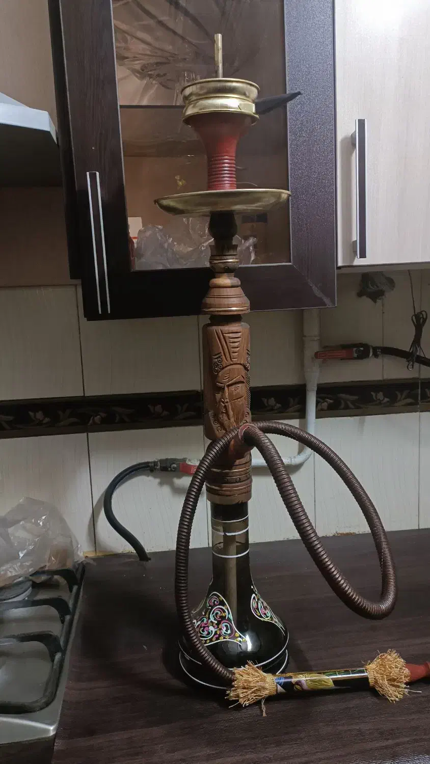 قلیان چوبی نو|کلکسیون و سرگرمی|زاهدان, |دیوار