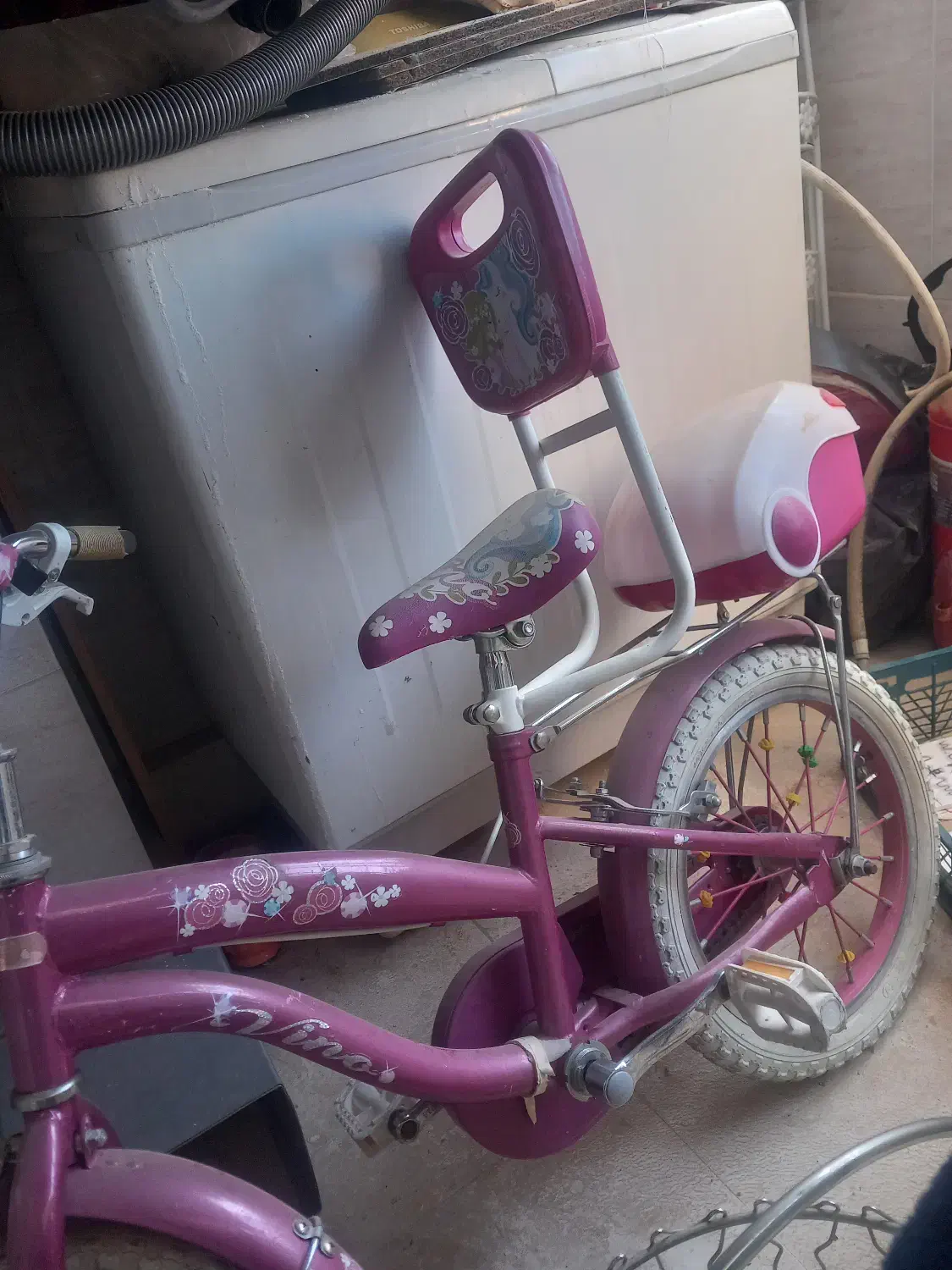 دوچرخه ۱۶ دخترانه سایز ۱۶ مدل وینا|دوچرخه، اسکیت، اسکوتر|صدرا-فارس, فاز ۲|دیوار