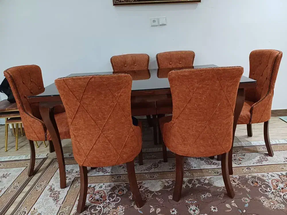 میز ناهار خوری|میز و صندلی غذاخوری|شوشتر, |دیوار