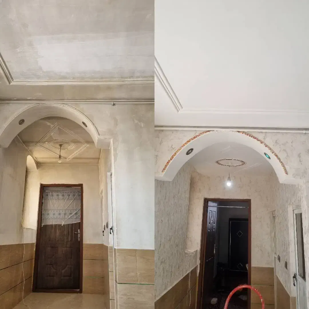 نقاشی ساختمان وکاغذدیولری با بهترین متریال|خدمات پیشه و مهارت|شاهرود, |دیوار