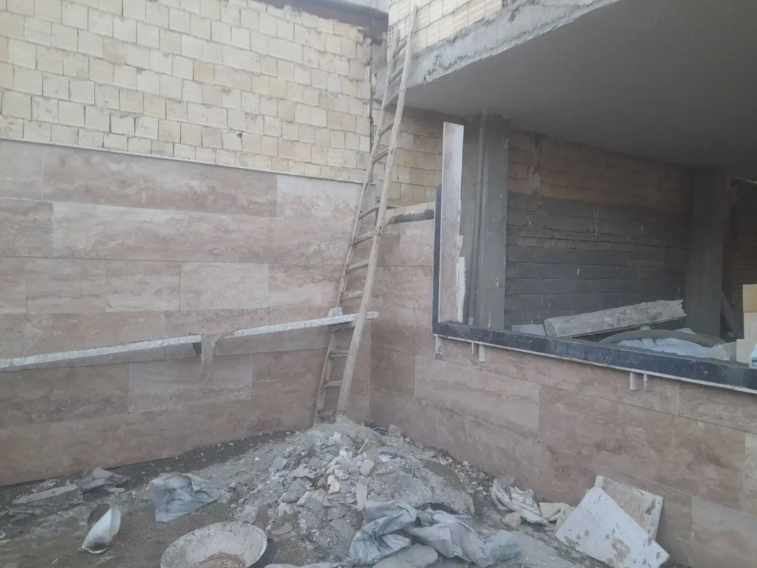 سنگ کار نما ساده ورومی|خدمات پیشه و مهارت|ملایر, |دیوار