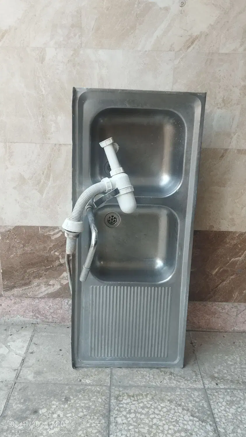 سینک دوقلو رو کار|مصالح و تجهیزات ساختمان|مشهد, تربیت (صدف)|دیوار