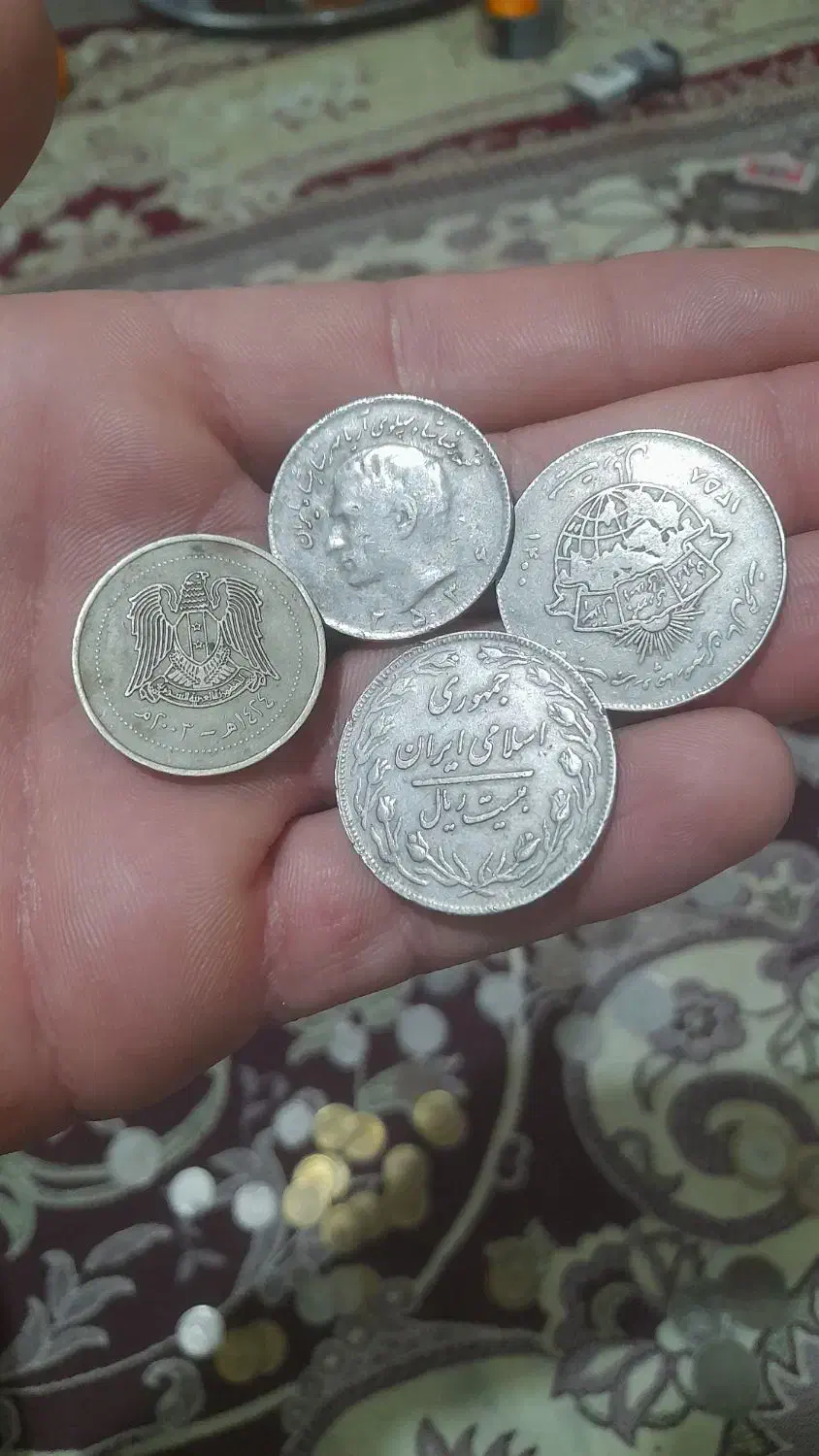 سکه های قدیمی کلکسونی|کلکسیون سکه، تمبر، اسکناس|ملایر, |دیوار