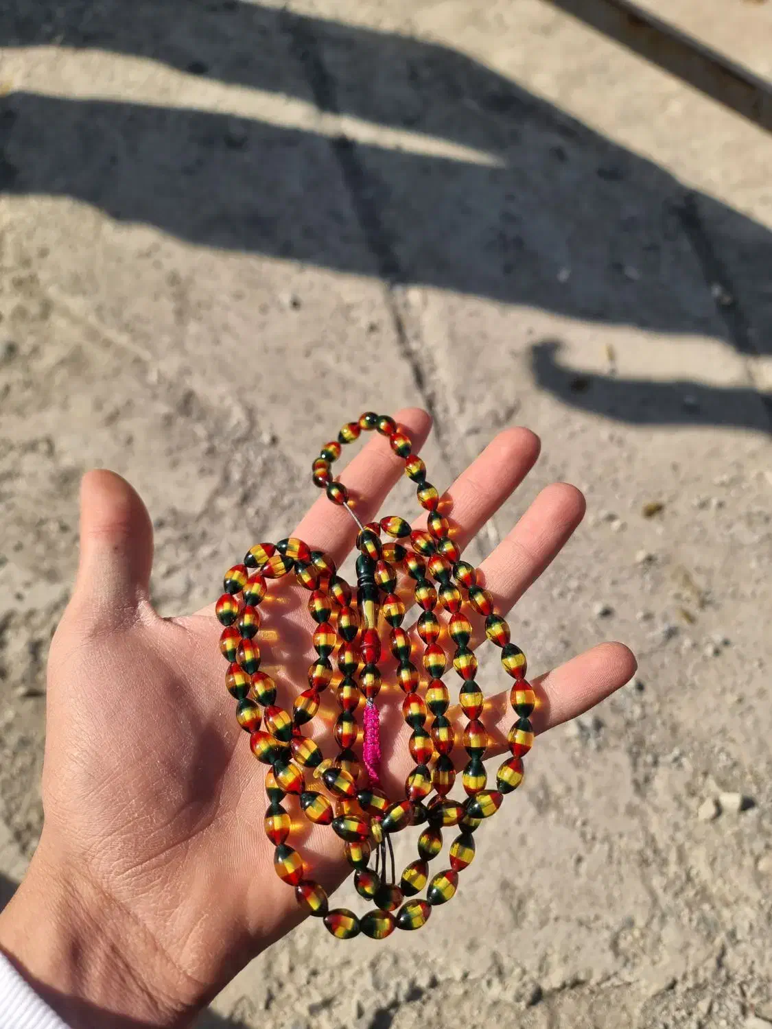 تسبیح کهربا روسی پرچمی|جواهرات|کرمانشاه, |دیوار