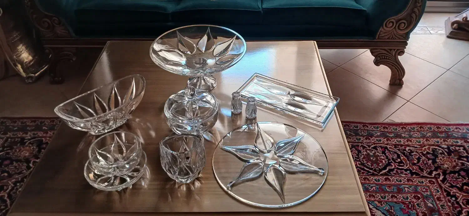 کریستال بلور ناخمن اصل آلمان|ظروف سرو و پذیرایی|اصفهان, برازنده|دیوار