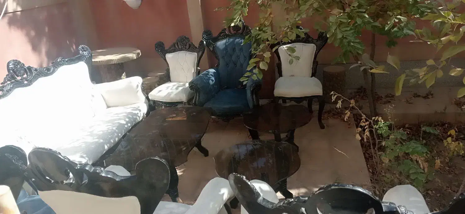 مبل سلطنتی 9 نفره|مبلمان خانگی و میز عسلی|گلبهار, شهر جدید گلبهار|دیوار