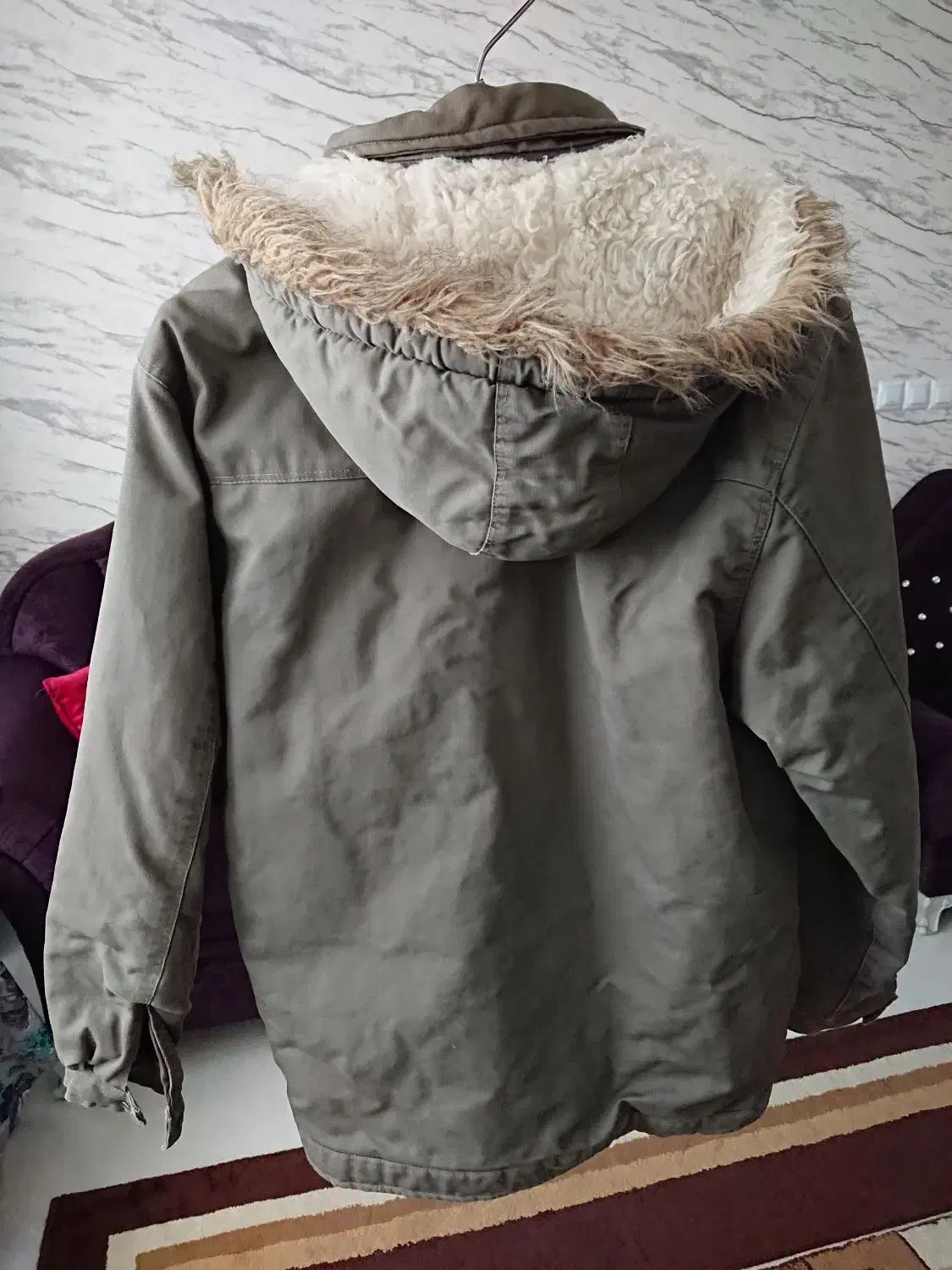 کاپشن خزدار ایکس لارج|لباس|شیراز, کیان شهر|دیوار