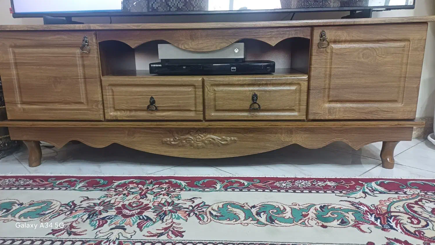 میز تلویزیون ام دی اف وکیوم شده در حد نو|میز تلویزیون|اندیشه, اندیشه فاز ۵|دیوار