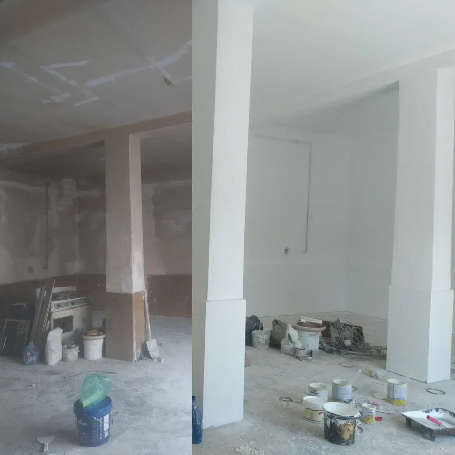 نقاشی ساختمان، کناف،درب و پنجره و تعمیرات ساختمانی|خدمات پیشه و مهارت|مرودشت, فاز اول شهرک فرهنگیان|دیوار