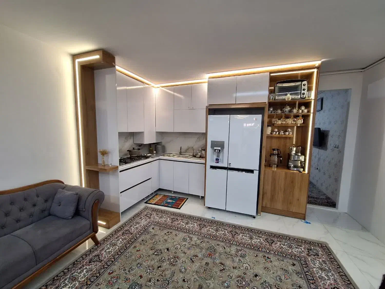 لاینر کنافی|ریسه و چراغ تزئینی|مشهد, ادیب نیشابوری (شهرک غرب)|دیوار