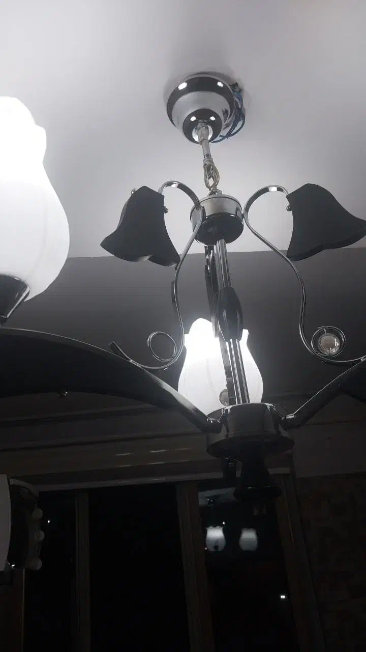 لوستر آشپزخونه طرح لاله|لوستر و چراغ آویز|کرج, کلاک نو|دیوار