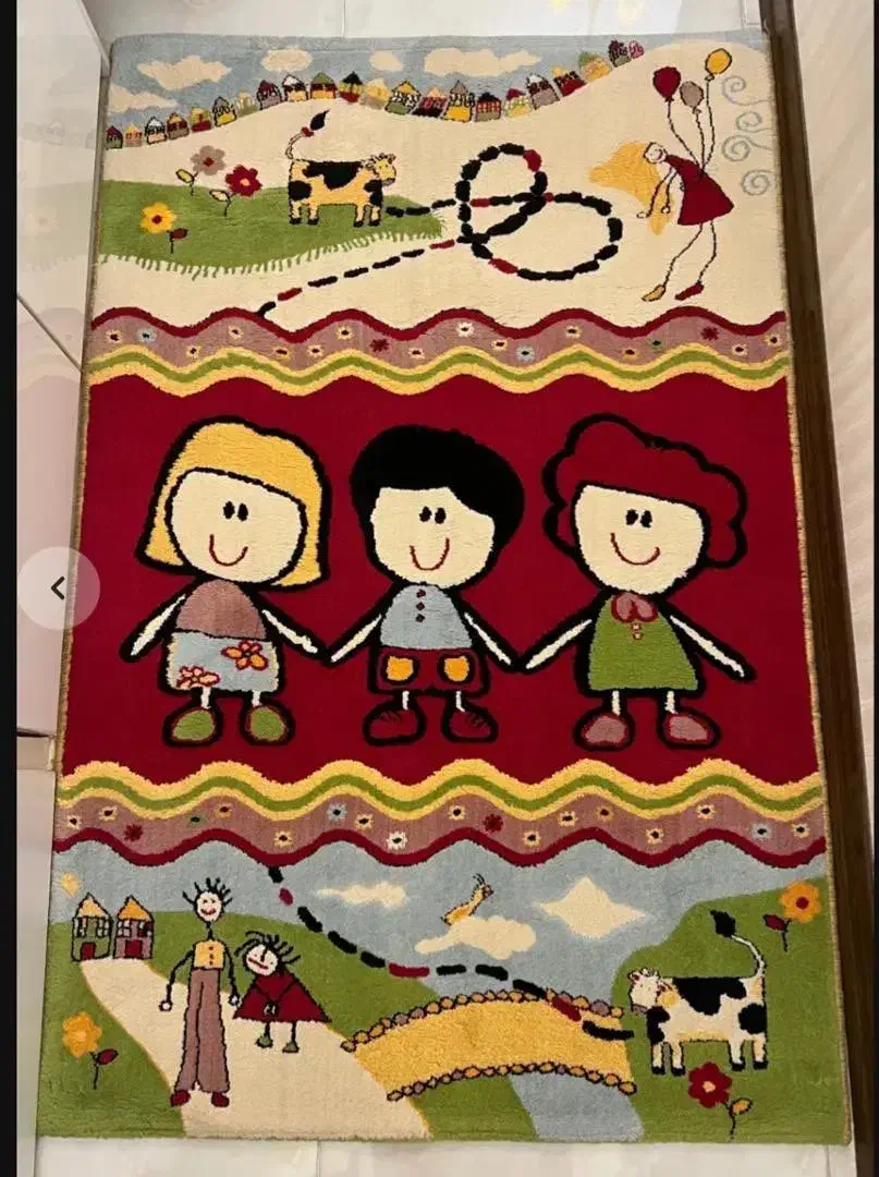 فرش کودک-نوجوان|فرش|تهران, سازمان برنامه جنوبی|دیوار