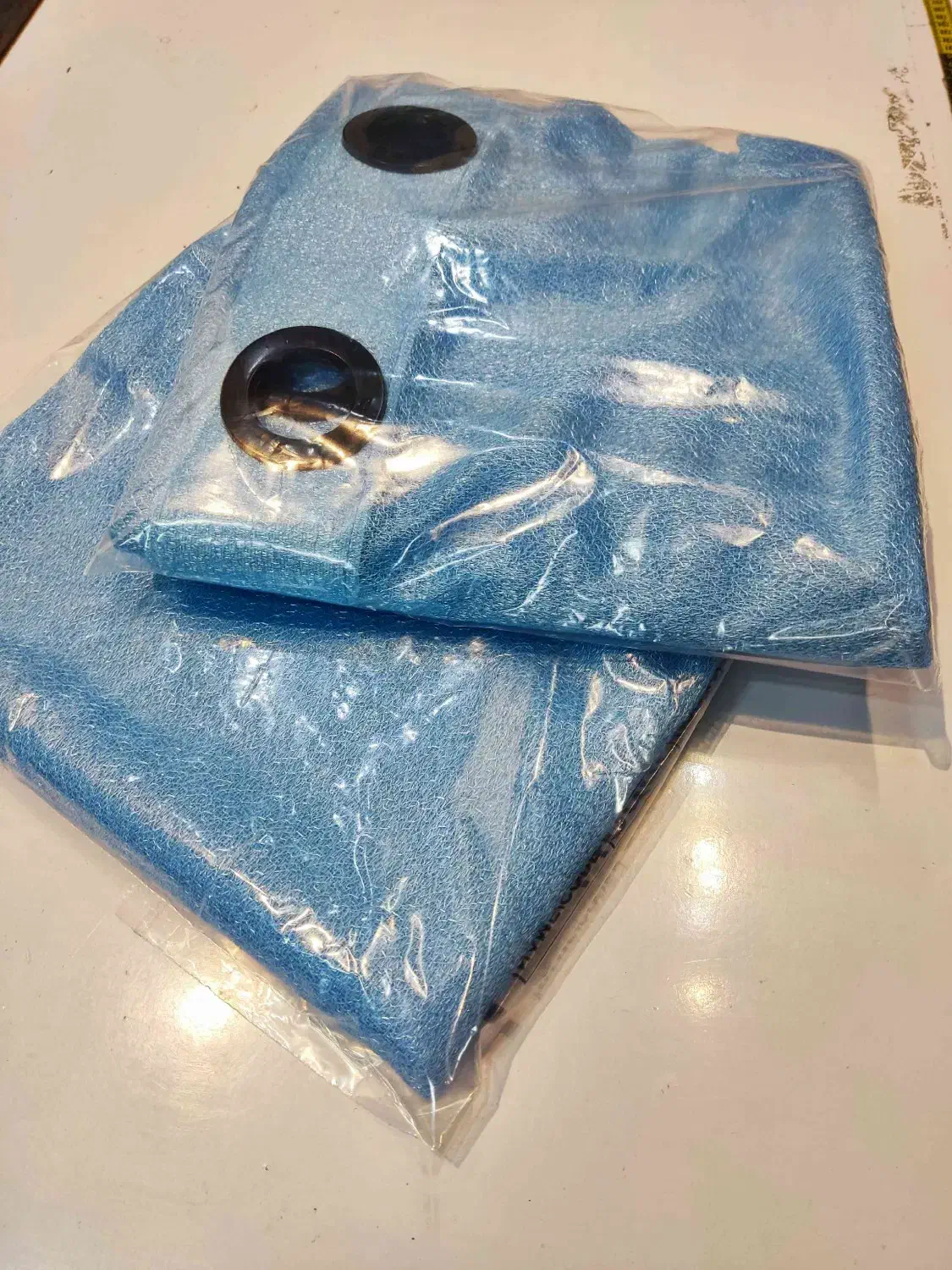 شگفتانگیزتر از تصورت. پرده اسلپ لیوما آبی CL23|پرده، رانر، رومیزی|ساری, |دیوار