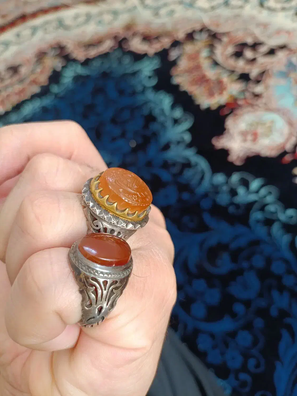 عقیق پرتقالی یمنی|جواهرات|مشهد, همت آباد|دیوار