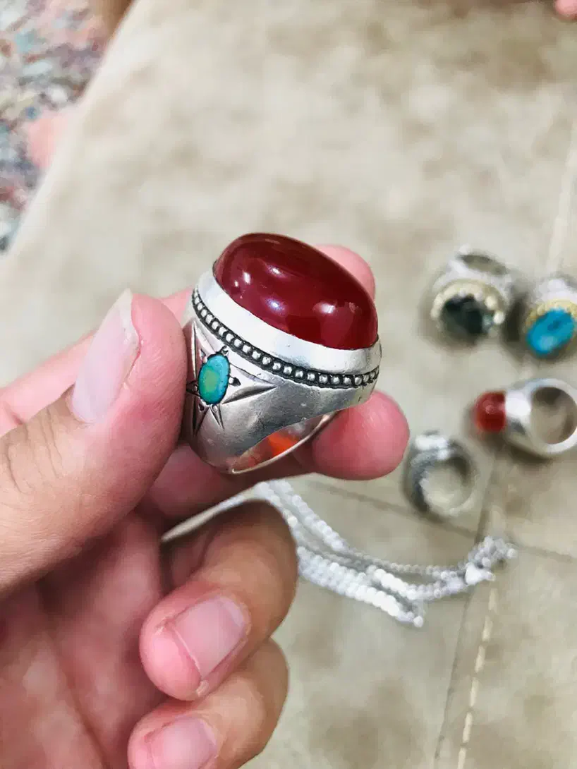 ۸عدد انگشتر|جواهرات|بردسکن, |دیوار