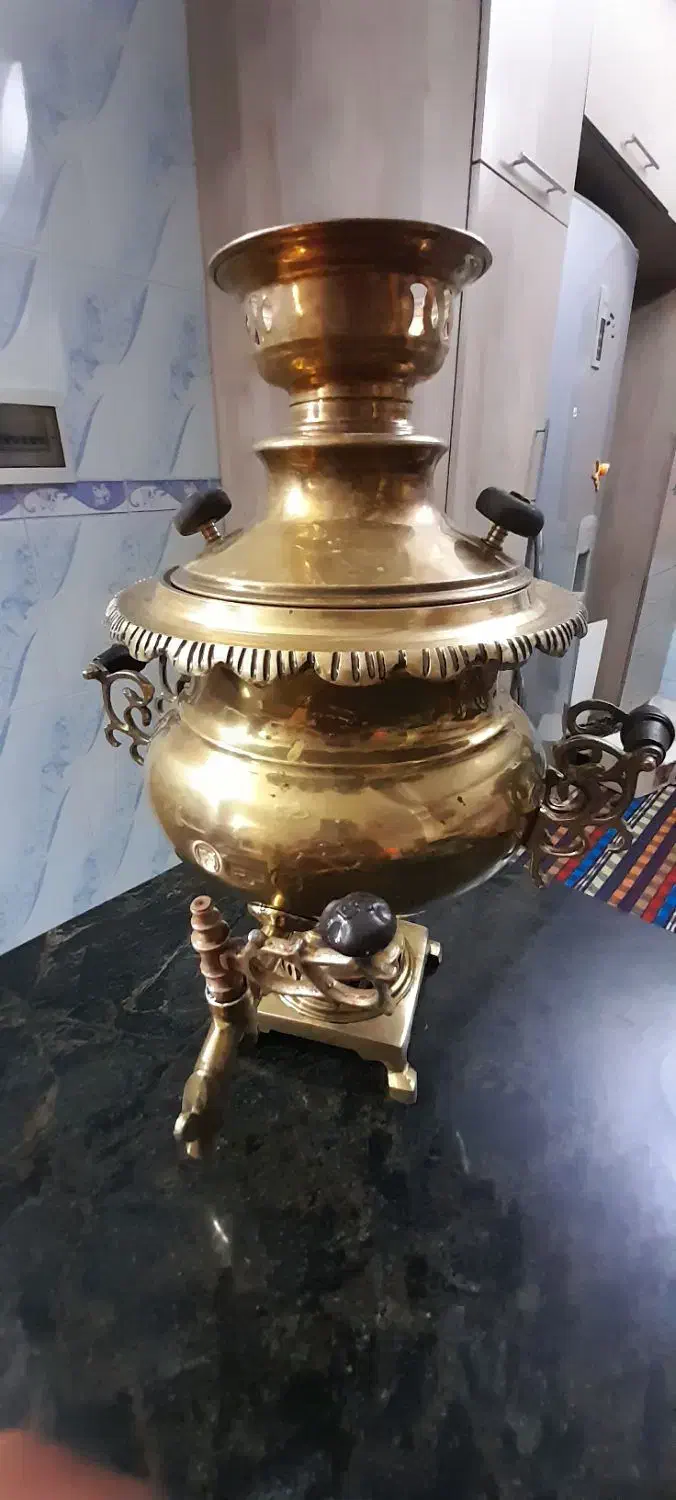 سماور زغالی|کلکسیون اشیاء عتیقه|اردبیل, |دیوار