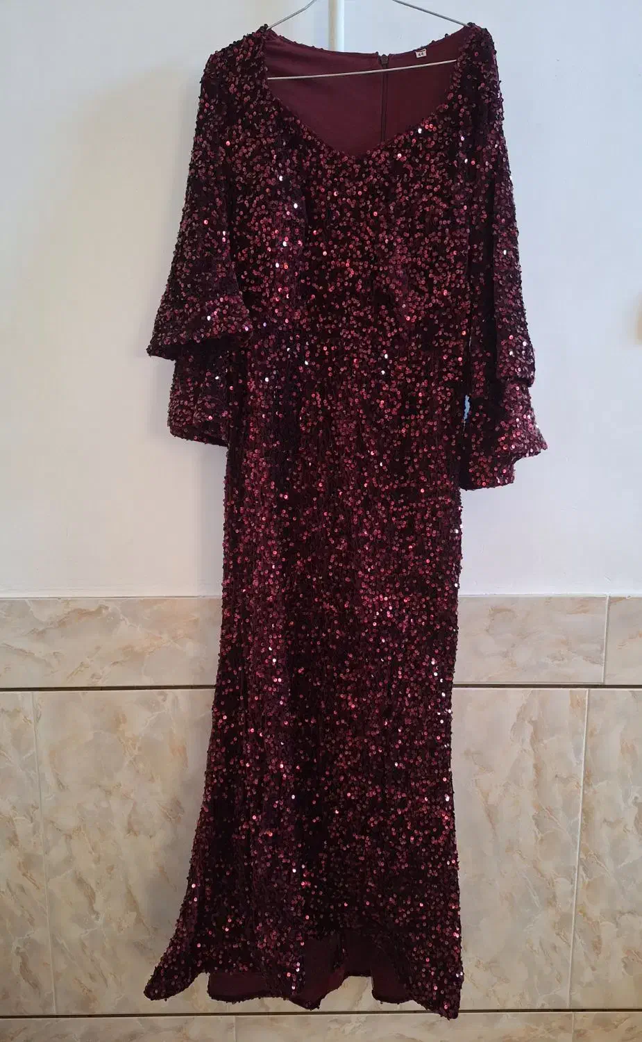 پیراهن مجلسی پولکی|لباس|طبس, |دیوار