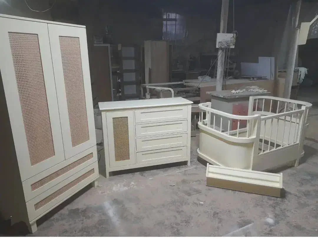 سرویس خواب چوب کودک مواد ضد حساسیت و رنگهای ملایم|اسباب و اثاث بچه|تهران, الهیه|دیوار